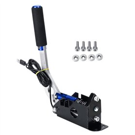 Jufjsfy Frein à main USB sans contact à induction pour rallye pour jeux de course SIM G25/27/29 T500 avec vis Bleu