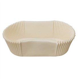 REHOC Lot de 80 moules à gâteau en papier sulfurisé avec revêtement antiadhésif droit