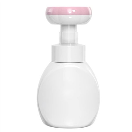RIYAN Distributeur de savon liquide en forme de fleur avec pompe à bulles en plastique Rose