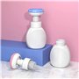 RIYAN Distributeur de savon liquide en forme de fleur avec pompe à bulles en plastique Rose