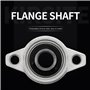 Reinscer KFL001 Lot de 4 paliers à roulement auto-alignant 12 mm avec palier à bride en alliage de zinc Boîtier de roulement rho