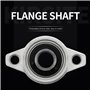 Reinscer KFL001 Lot de 4 paliers à roulement auto-alignant 12 mm avec palier à bride en alliage de zinc Boîtier de roulement rho
