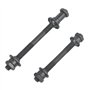 Eorleya Essieux et Arrière à Dégagement pour Vélo de Montagne 108 mm 145 mm Levier d'arbre de Moyeu Creux Accessoire de Cyclisme