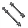 Eorleya Essieux et Arrière à Dégagement pour Vélo de Montagne 108 mm 145 mm Levier d'arbre de Moyeu Creux Accessoire de Cyclisme