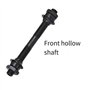 Eorleya Essieux et Arrière à Dégagement pour Vélo de Montagne 108 mm 145 mm Levier d'arbre de Moyeu Creux Accessoire de Cyclisme