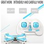 Sujurio RC Quadcopter Cx10 Mini Télécommande Drone 2.4G 4CH avec LED Hélicoptère Électronique Avion Électrique pour Enfants, C