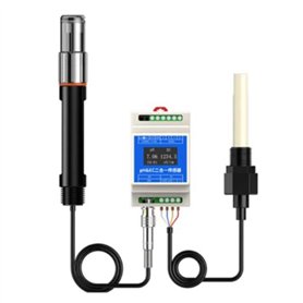 Ctwezoikmt Détecteur de Sonde à Électrode en Plastique PH EC de Type Rail Din RS485