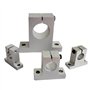 Roxvue 2 Pièces de Tige de Serrage de Rail de Mouvement Linéaire, Support de Guidage de Rail, Support D'Arbre, Support D'Accoupl