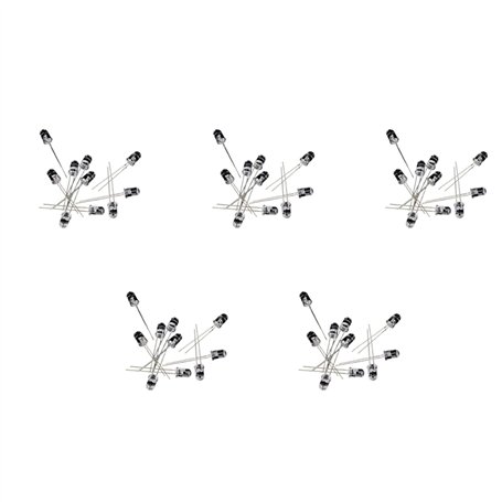 Minghunian 50Pcs 5mm IR LED Infrarouge Light Emitting Diode
