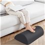 Puooifrty Repose-Pieds au Design Ergonomique pour sous Le Bureau au Travail, pour Soulager la Fatigue et la Douleur avec Mousse 