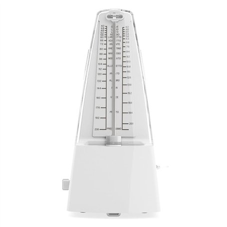 Correa Mécanique Métronome Universel pour Guitare Violon Piano Instrument de Musique Outil de Pratique Blanc