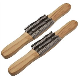 Iyalezirk Lot de 2 râteaux de roue de polissage de 15 pouces pour nettoyage de composés