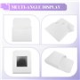 Nettoppo Lot de 6 Porte-Fichiers MagnéTiques Format Lettre Porte-Papier MagnéTique Magazine Courrier Porte-Fichiers Mural Poche 