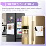 Nettoppo Lot de 6 Porte-Fichiers MagnéTiques Format Lettre Porte-Papier MagnéTique Magazine Courrier Porte-Fichiers Mural Poche 