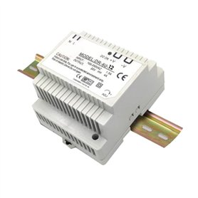 yilin -60-12 Transformateur 12 Volts 5 AmpèRes Alimentation Industrielle sur Rail DIN 220 V AC à 12 V DC (12 V)