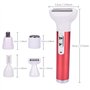 Xiniy Épilation Du Corps 5 en 1 Épilateur Cheveux des Aisselles Bikini Cheveux Rasage Électrique Tondeuse Rasoir Femme