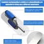 Ensemble de 3 Truelles de Piscine en Acier Inoxydable (16 Pouces/14 Pouces/12 Pouces) Outils de Truelle de Finition pour Béton P