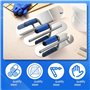 Ensemble de 3 Truelles de Piscine en Acier Inoxydable (16 Pouces/14 Pouces/12 Pouces) Outils de Truelle de Finition pour Béton P