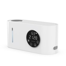 Ohulelks Distributeur de Savon Automatique Distributeur de Savon Mural sans Contact avec Capteur (avec Écran LED) Distributeur d