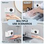 Ohulelks Distributeur de Savon Automatique Distributeur de Savon Mural sans Contact avec Capteur (avec Écran LED) Distributeur d