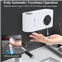Ohulelks Distributeur de Savon Automatique Distributeur de Savon Mural sans Contact avec Capteur (avec Écran LED) Distributeur d