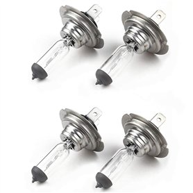 NONDK 4 Ampoules de de Voiture H7 12V / 55W Halogène Lampe Standard