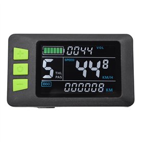 Yheonver P3C Écran LCD coloré pour tableau de bord 24 V 36 V 48 V 60 V jauge de vélo électrique pour scooter électrique (6 broch
