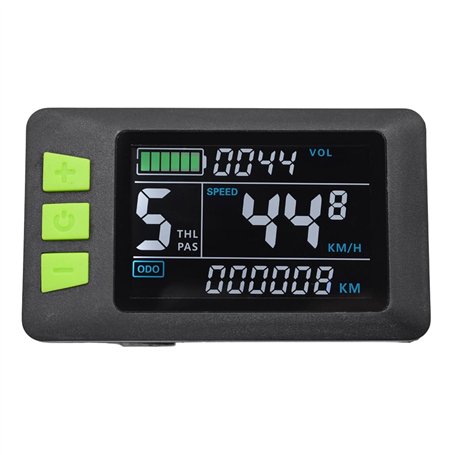 Yheonver P3C Écran LCD coloré pour tableau de bord 24 V 36 V 48 V 60 V jauge de vélo électrique pour scooter électrique (6 broch