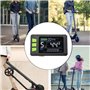 Yheonver P3C Écran LCD coloré pour tableau de bord 24 V 36 V 48 V 60 V jauge de vélo électrique pour scooter électrique (6 broch