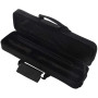 Sac de transport rembourré en nylon pour flûte - 39 x 7 x 11 cm - Noir