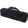 Sac de transport rembourré en nylon pour flûte - 39 x 7 x 11 cm - Noir