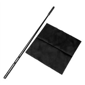 Bumdenuu Accessoires pour Instruments à Vent Bâtons de Nettoyage pour Tige de Nettoyage de FlûTe avec Chiffon pour Kit de Nettoy