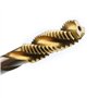 Giwnhvx Tarauds Pointus en Spirale Taraudage Filetage Formant Taraud Hss 10 Pc MéTrique Spirale Cannelé Vis à Taraud M3 M5 M6 M8