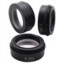 Qutsvosh Objectif auxiliaire 0,35X / 0,5X / 2X adapté pour microscope vidéo monoculaire 10 A