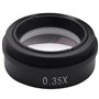 Qutsvosh Objectif auxiliaire 0,35X / 0,5X / 2X adapté pour microscope vidéo monoculaire 10 A