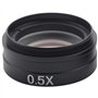 Qutsvosh Objectif auxiliaire 0,35X / 0,5X / 2X adapté pour microscope vidéo monoculaire 10 A