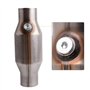 Sctecoau 2 Pièces Convertisseur Catalytique Universel Filé Haut Débit en Acier Inoxydable 425250 Convertisseur Catalytique D'Éch