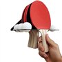 Qutsvosh 1 support de raquette de tennis de table avec étagère pour raquette de -pong