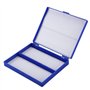 Cpolebev Cpolebev(R) Bleu royal Plastique Rectangle 100 Microslide Diapositive Microscope Boite