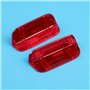 Fivetwofive 2Pc Porte IntéRieure Panneau Lampe Lentille RéFlecteur Rouge 1KD947419 Adapté pour B6 B7 CC MK5 MK6 Golf MK6