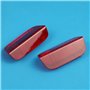 Fivetwofive 2Pc Porte IntéRieure Panneau Lampe Lentille RéFlecteur Rouge 1KD947419 Adapté pour B6 B7 CC MK5 MK6 Golf MK6