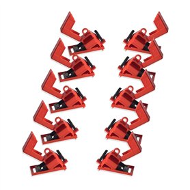 Ohulelks Kit de Verrouillage et D'Étiquetage de Disjoncteur Électrique à Pince 120-277 V pour Stations de Recharge D'Appareils