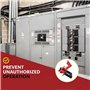 Ohulelks Kit de Verrouillage et D'Étiquetage de Disjoncteur Électrique à Pince 120-277 V pour Stations de Recharge D'Appareils