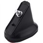 Cpolebev 1 Pcs VéLo ArrièRe Queue RéFlecteur Garde-Boue Ovale Avertissant Rouge Noir