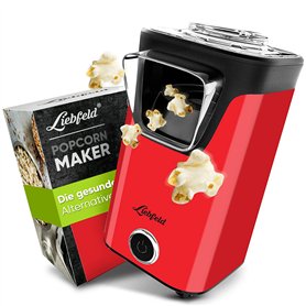 Liebfeld - Machine à pop-corn pour la maison I Machine à pop-corn [Guide Pop Corn Guide] I Machine à pop-corn sans graisse ni hu