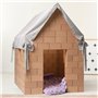 GIGI Bloks Cabane Enfant Interieure | Kit de Construction pour Cabane Carton avec 203 Bloc de Construction Enfant Empilables & E