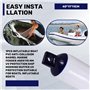 Kueohse 1 pièce Bateau PVC Anti-collision Baril Marine Garde-boue 400 x 110 mm Protection UV Bateau Installation Tampon Protecti