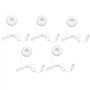 Sxmrmnx 5X Humidificateur USB en Forme de Donuts Blanc pour Le Bureau Mini Humidificateur Portable Creatif Purificateur d'air Bl