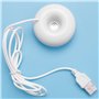 Sxmrmnx 5X Humidificateur USB en Forme de Donuts Blanc pour Le Bureau Mini Humidificateur Portable Creatif Purificateur d'air Bl