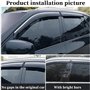 BFRDGE Auto Deflecteurs d'air pour Kia Stonic KX1 YB 2018-2024, Deflecteur Vitre Déflecteurs de Fenêtre Latérale Déflecteur de P